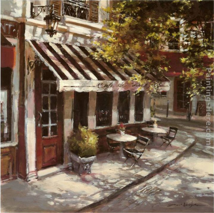 Wine Cafe painting - Brent Heighton Wine Cafe art painting